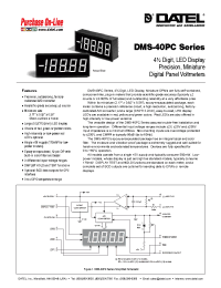 Datasheet DMS-30-CP manufacturer Неопределенные